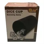 Cubilete De Dados Dice Cup Guessing Game Shiyi Negro