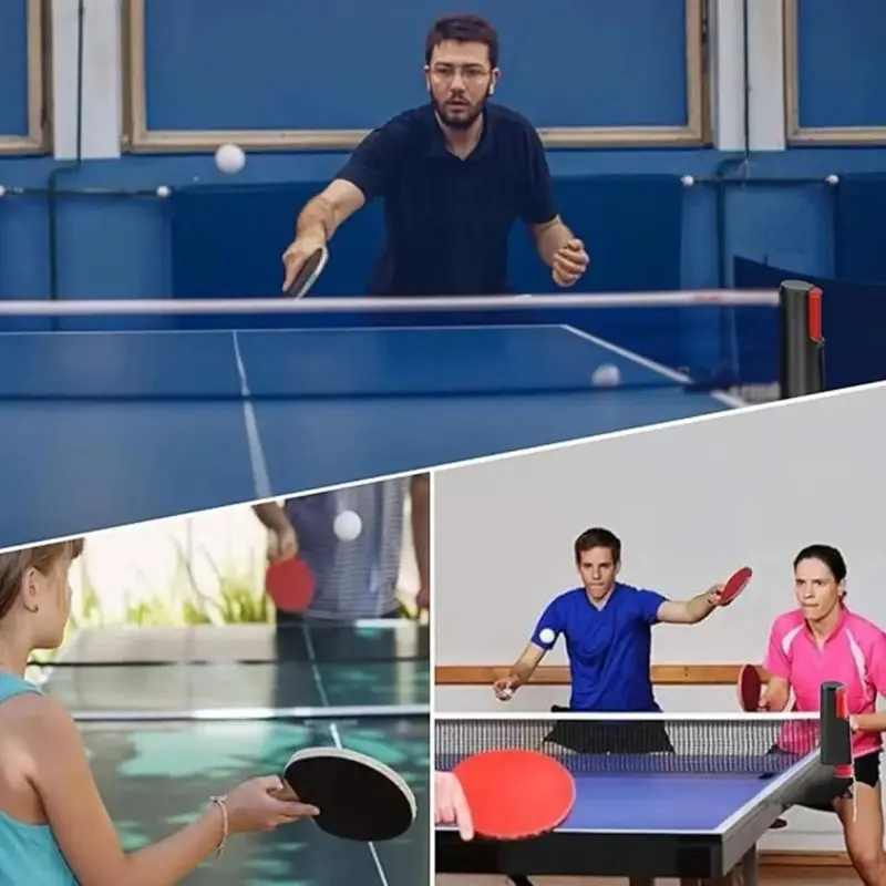 Juego De Tenis De Mesa Sets 2 Raquetas 1 Red Y 3 Pelotitas