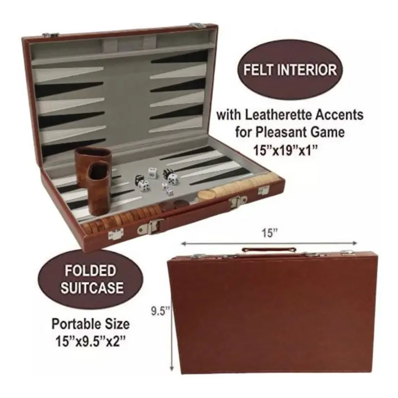Backgammon Set Juegos De Mesa De Clásico