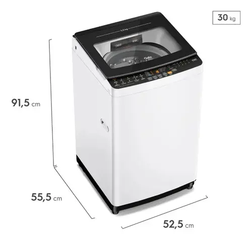 Lavarropas Gafa Lgs055w Carga Superior 5,5 Kg Blanco