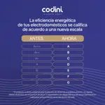 Lavarropas Automático Carga Superior 6 kg 700 RPM Metal Blanco Codini- AIAS6007B