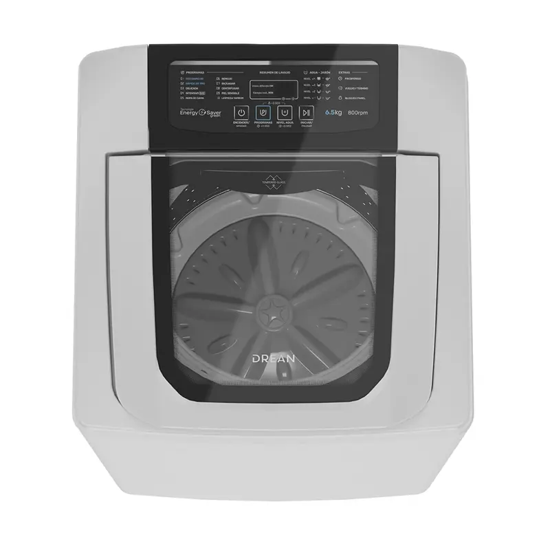 Lavarropas Carga Superior 6,5 Kg 800 RPM Blanco Drean LPDR0680TB0