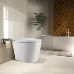 Inodoro Inteligente Sansei Mizu Bidet Temperatura Luz + Back Up De Batería Blanco SZINSC1AN