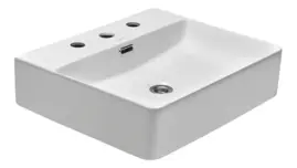 Bacha Rectangular Apoyo 3 Agujeros...