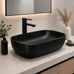 Bacha De Apoyo Rectangular De Porcelana Novohome 455 x 330mm