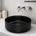 Bacha De Apoyo Redonda De Porcelana Novohome 390 x 125 mm