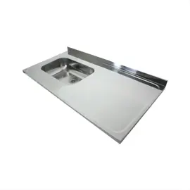 Mesada C/ Pileta Cocina Simple 160C...