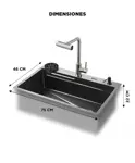 Bacha Cocina Inteligente Rieti by Gadnic Acero Inoxidable SUS304 75cm Multifunción