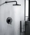 Grifería Para Ducha de Baño Monocomando Novohome Negra