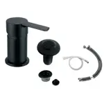 Grifería de Baño Para Bidet Monocomando Novohome Negra