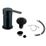 Grifería de Baño Para Bidet Monocomando Novohome Negra