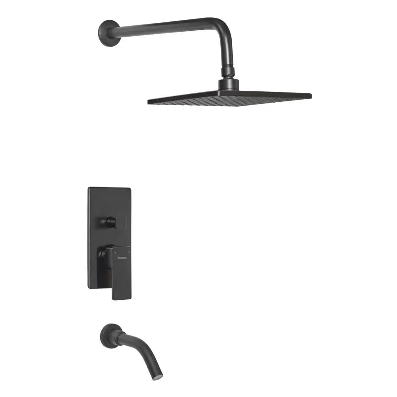 Grifería Ducha Emb. Monocoman Peirano Soria Black 80 192