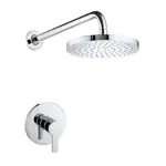 Grifería Para Ducha de Baño Monocomando Novohome Cromo
