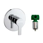 Grifería Para Ducha de Baño Monocomando Novohome Cromo