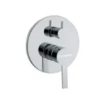 Grifería Monocomando Ducha C/Transf Novohome Embutir Cromo