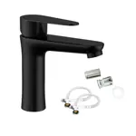 Griferia P/Lavatorio Baño Monocomando Novohome Acero Inox