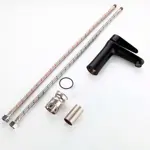 Griferia P/Lavatorio Baño Monocomando Novohome Acero Inox
