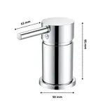 Grifería Baño Bidet Monocomando Con Transferencia Novohome