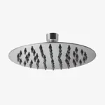 Flor De Ducha Redonda Novohome 20cm Acero Inox Color Cromado