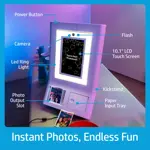 Máquina Photo Booth, impresora HP Sprocket Instant Color, blanca