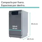 LAVAVAJILLA CDPH 2D1047S-1 10 CUBIERTOS INOX CANDY