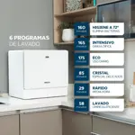 Lavavajillas Sobre Mesada 5 Cubiertos Philco PHLJ05B