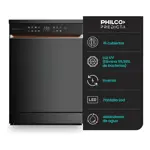Lavavajillas 15 cubiertos Philco Inverter Dark Inox