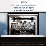 Lavavajillas Electrolux 10 Cubiertos con Programa Rápido y Modo ECO Acero Inoxidable LS10E