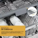 Lavavajillas Vondom Para 15 Cubiertos Acero Inoxidable Negro