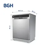 Lavavajillas BGH Silver 14 Cubiertos