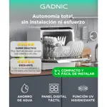 Lavavajillas De Mesada Gadnic Compacto 5 Cubiertos Eco