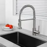 Grifería Cocina 2 En 1 Monocomando Novohome Flexible Cromo