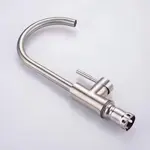Grifería Para Cocina Monocomando Giratorio Novohome Satínado