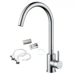 Grifería Para Cocina Monocomando Giratorio Novohome Cromo