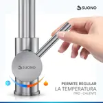 Griferia Cocina Canilla extensible Doble salida