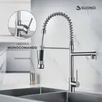 Griferia Cocina Canilla extensible Doble salida