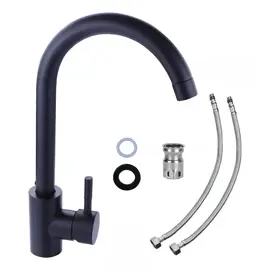 Griferia Negra Monocomando Rie...