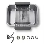 Bacha de Cocina Rieti by Gadnic 76cm Acero Inoxidable 201 Kit Completo