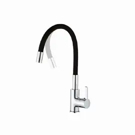 Griferia De Cocina Monocomando Canilla Cuello Flexib...