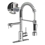 Griferia Para Cocina Dehuka Canilla Monocomando Extensible Flexible Cromada