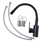 Canilla Monocomando Con Cuello Flexible Griferia
