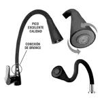 Grifería Flexible Monocomando Para Cocina.