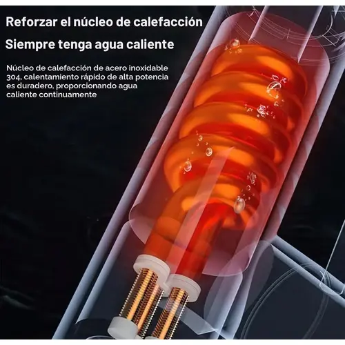 Grifo Calentador De Agua Eléctrico Con Pantalla Digital