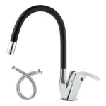 Griferia Canilla Flexible Pico Fexible Goma