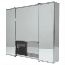 Botiquin 3 Cuerpos Espejo Baño Acer...