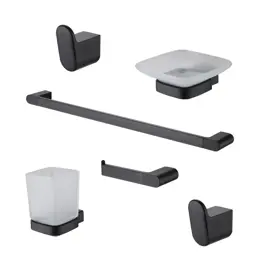 Combo Accesorios P/Baño  Soria Blac...