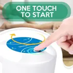 Máquina desintoxicante iónica para baño de pies veicomtech con 2 matrices y 100 revestimientos