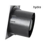 Extractor Aire Baño Hydra Ø 6 PuLG 150 Mm Potenciado 23 W