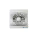 EXTRACTOR DE BAÑO 6" FRENTE PLASTICO BLANCO.