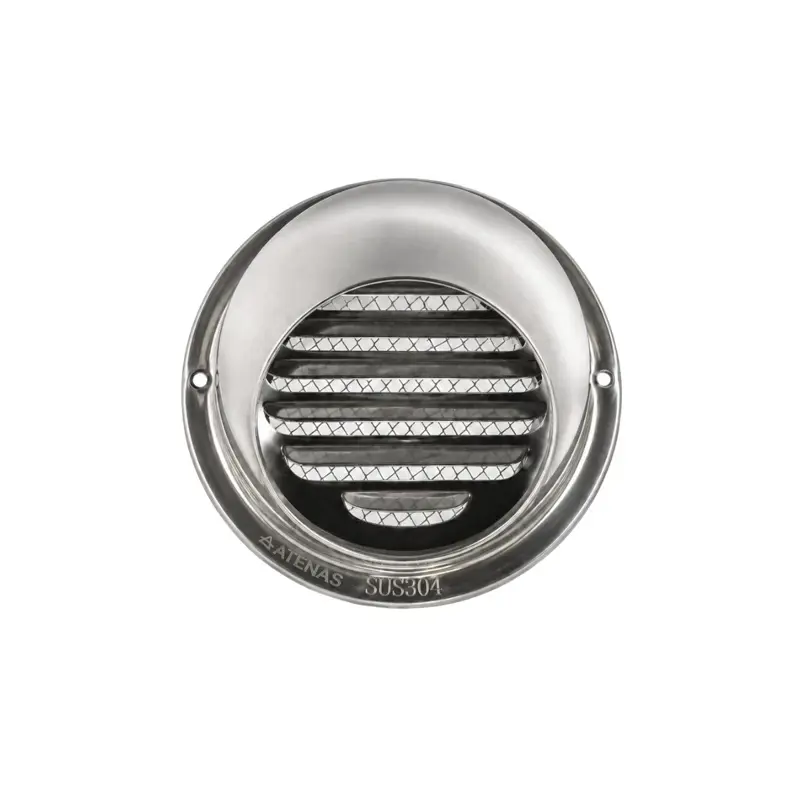 Extractor de Baño 6 pulgadas Con Rejilla Fija de Acero Inoxidable